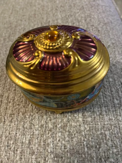 Franklin Mint Music Box - House Of Faberge - The Stone Flower