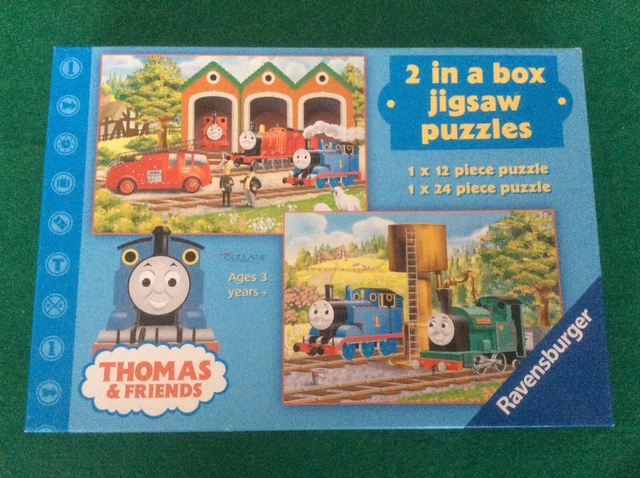 RAVENBURGER THOMAS & Friends 2 Jigsaw Puzzles. 12 & 24 Pieces. Age 3 ...