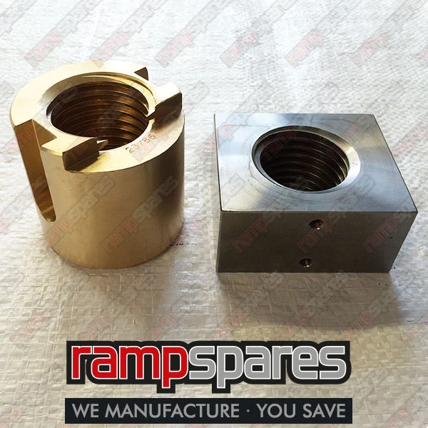 TWO SOURIAU MAIN Lift Nuts Souriou Garage Lift ramp spares parts £332.64 - UK TWO SOURIAU MAIN Lift Nuts Souriou Garage Lift ramp spares parts £332.64 - UK