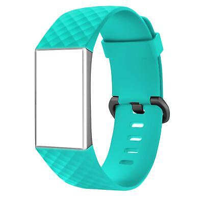 Fitbit Silicone Bracelet Sport pour Fitbit Charge 3/4 TPU Montre Ruban Taille 