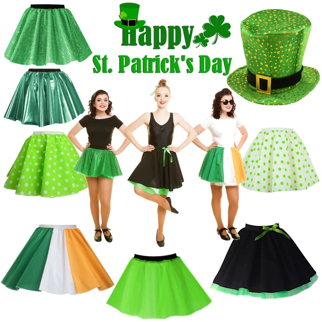 chinese dress ladies St. Patricks Day Sexy Irish Girl Costume All Over Adult T-Shirt - Multicoloured