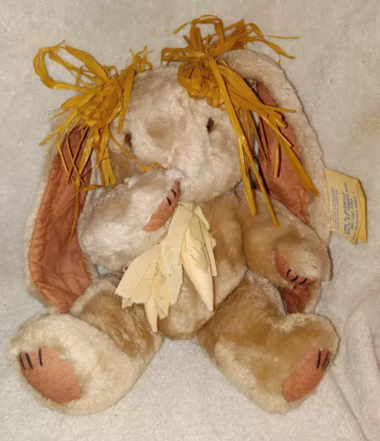 Vintage Limited Edition Old Bears Repeating Velveteen Rabbit Plush Pitty Pat