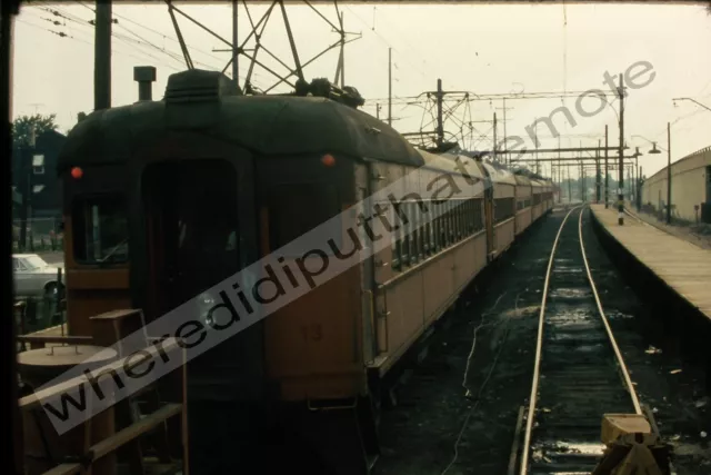 Orig. Slide Chicago S. Shore & S. Bend CSS 13 PCM Interurban Gary IND 7-9-1973