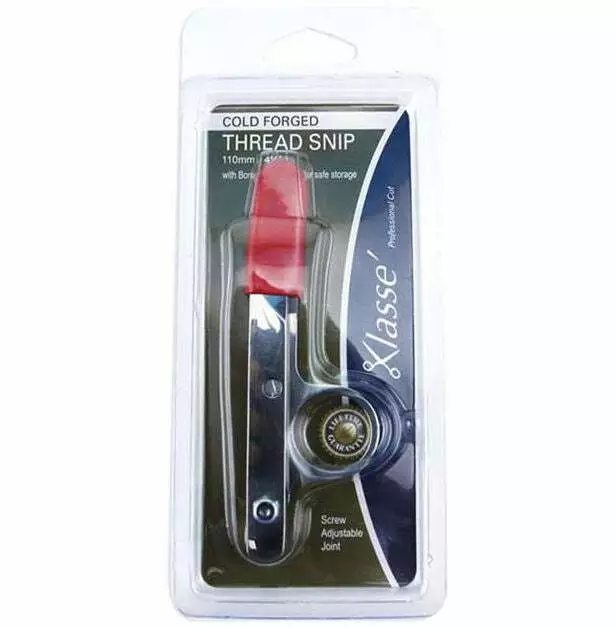 Klasse Professional 110mm (4.5") Thread Snip Cutters Cold Forged Steel
