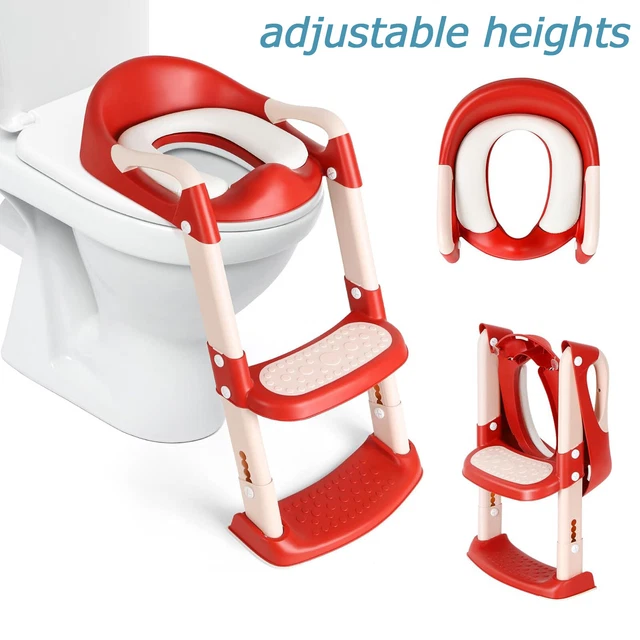 TOILET POTTY TRAINING Seat with Step Ladder for Kids Boys Girls