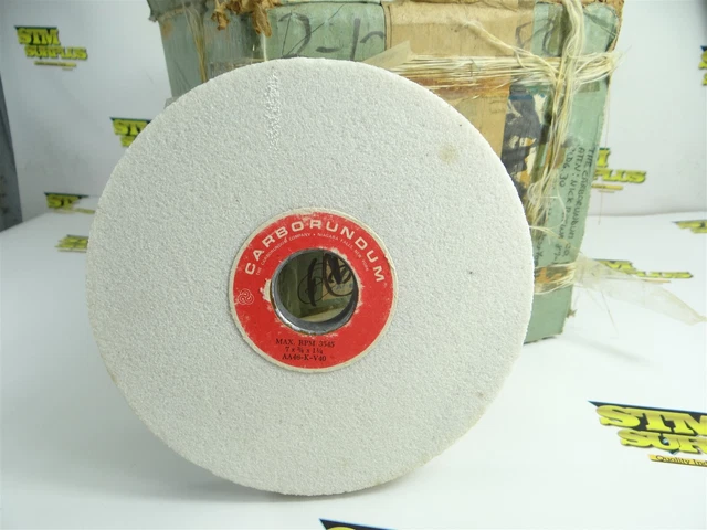 Case Of 10 New! Carborundum Rec Grinding Wheels 7" X 3/4" X 1-1/4" Aa46 K V40