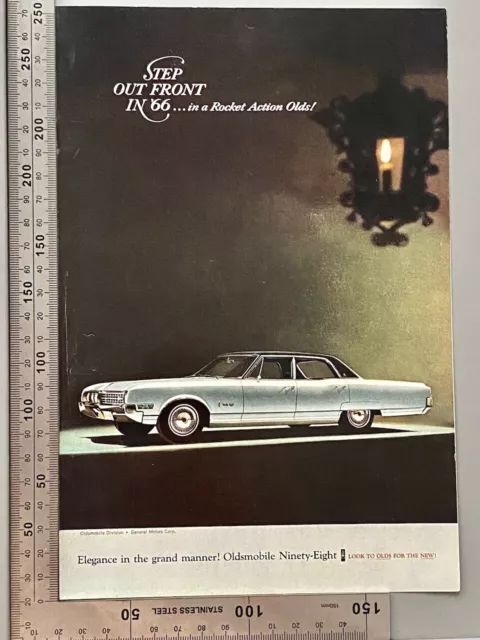 Oldsmobile Ninety-Eight MY ´66 Oldtimer Original 1965 Vintage Advert Werbung