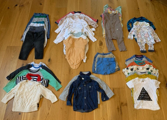 12-18 Months Boys Baby Clothes, Job Lot Bundle 2 *45+ Items* (Next, Mothercare)
