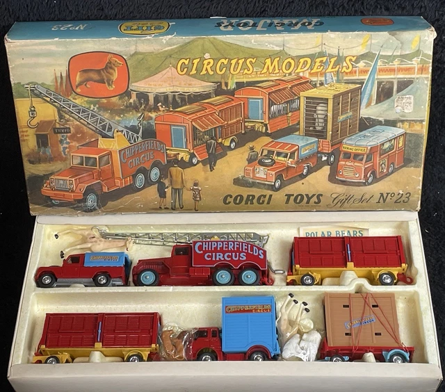 Coffret Corgi N°19 Chipperfields Circus - Land Rover Et Remorque à éléphant - 1/43