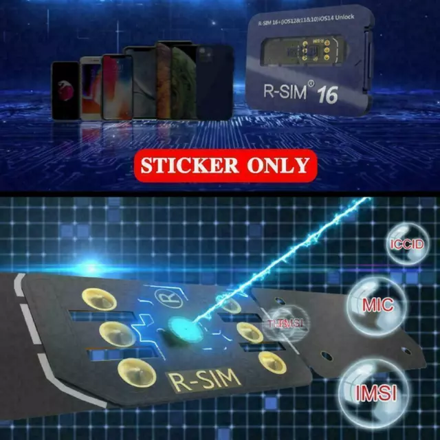Upgrade RSIM 16 Nano Unlock Card for iOS15 iPhone 12 Pro 13 Pro Max X XS Max8 YU