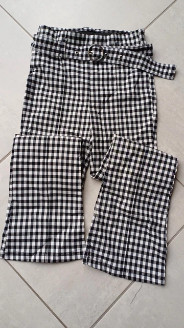 PANTALON BERSHKA Taille S Noir Et Blanc EUR 6 00 PicClick FR