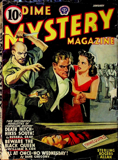 Dime Mystery Magazine Pulp Jan 1942 Vol. 26 #4 GD