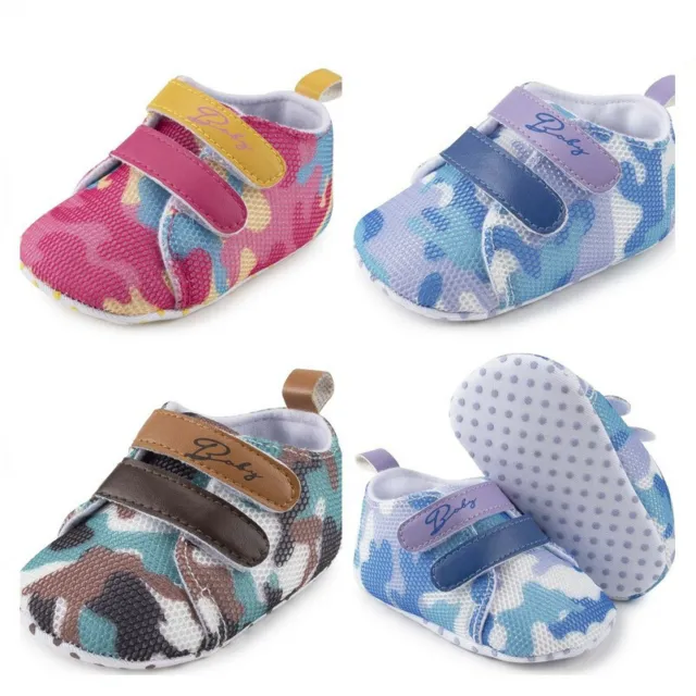 Newborn Baby Boy Girl Pram Shoe Toddler PreWalker Trainer Infant Sports Sneakers