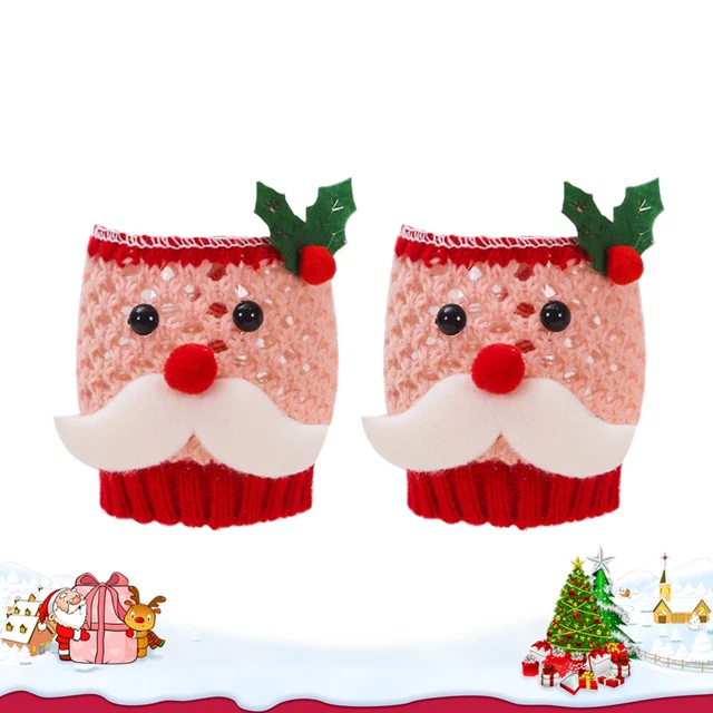 2 Pcs Ältere Weinflasche Pullover Weihnachtliche Weinflaschendekorationen