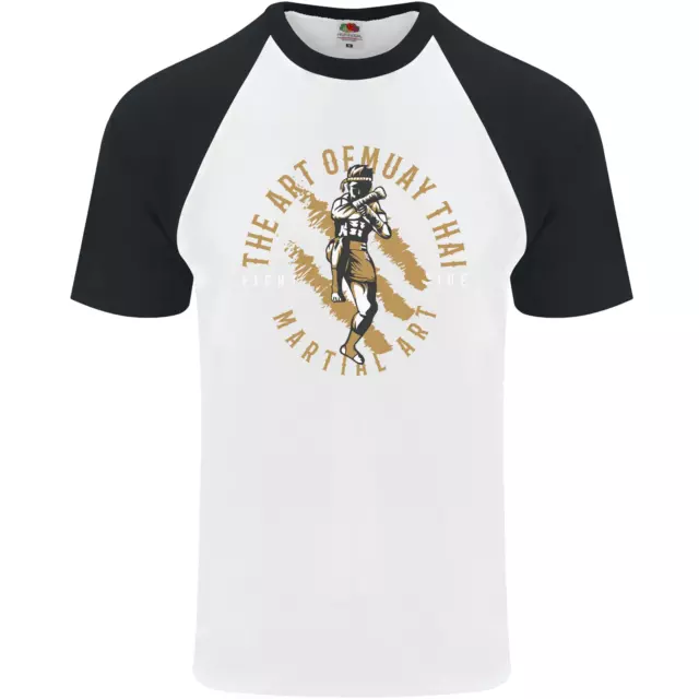 Baseball-T-Shirt The Art of Muay Thai MMA Mixed Martial Arts Herren S/S