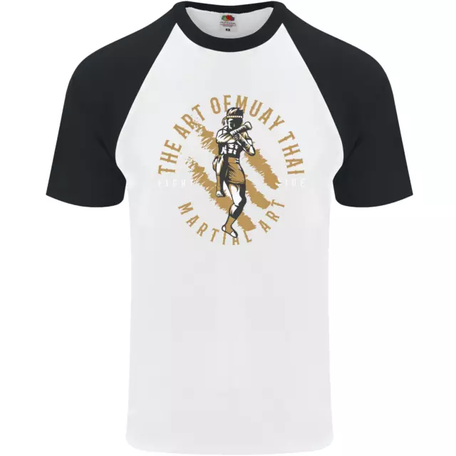 The Art of Muay Thai MMA Mixed Martial Arts Mens S/S Baseball T-Shirt