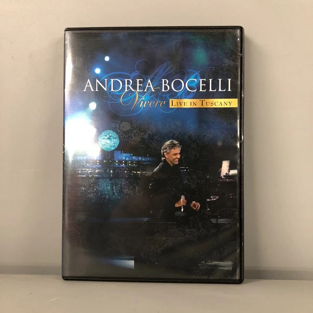 ANDREA BOCELLI VIVERE Live In Tuscany DVD Region All Tenor