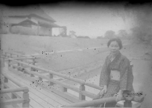 Antique Film Negative / Misc. Snapshots / 8 Images / Japanese / c. 1930s 3