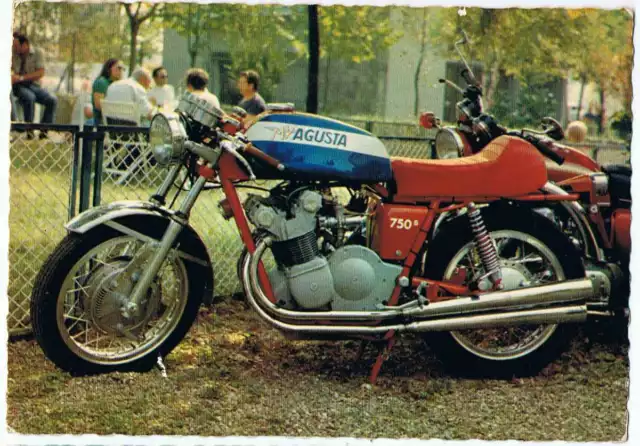 CARTOLINA MOTO MV AGUSTA 750 S - ANNI 70 NON VIAGGIATA Ed. CECAMI