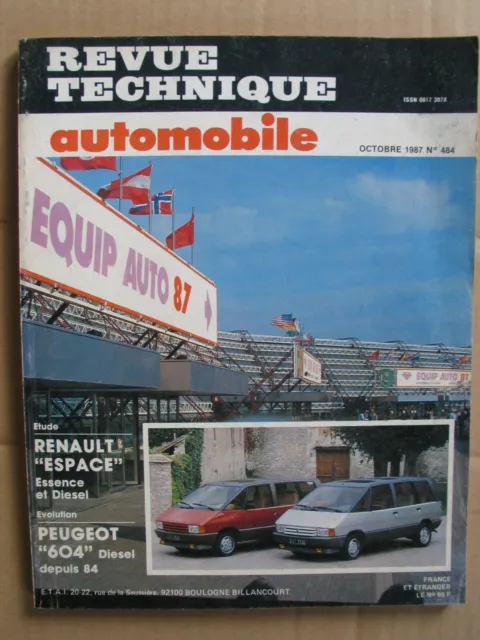Revue Technique RENAULT Espace essence & Diesel 2000 GTS & TSE Turbo D DX 2000-1