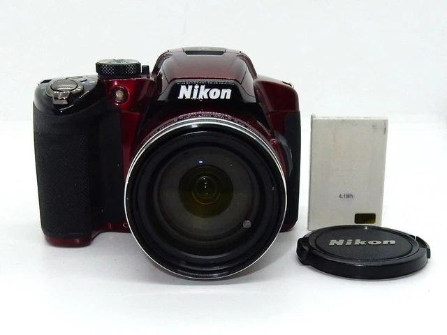 NIKON COOLPIX P510 Red Compact Digital Camera #N872 £142.15 - PicClick UK