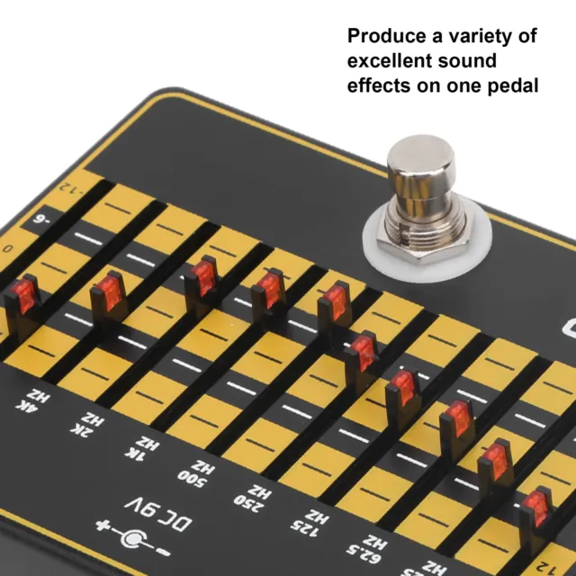 Guitar Effects 10‑Band Slider Equalizer Modulation Harmonic Electric Guitar WYD