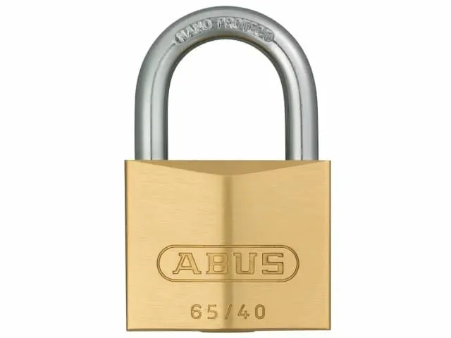 ABUS Mechanical - Cadenas en laiton cardé de 65 / 40mm