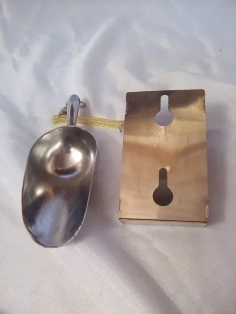 Stainless Steel Scoop And Holster 12 oz.  Bakery Restaurant Kitchen Retail