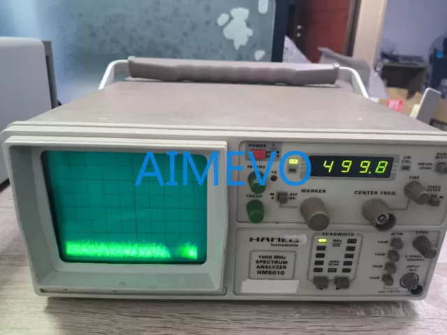 HAMEG HM-5010 1000mhz 0.15MHz-1050MHz Spectrum Analyzer HM5010