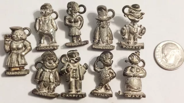 Vintage Cracker Jack Toys Prizes Premiums Gumball Toys Charms