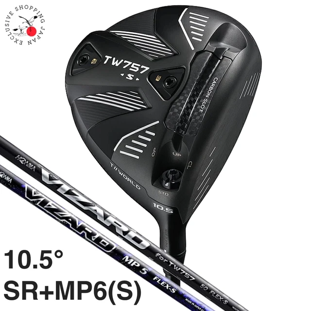 HONMA T//WORLD TW757 Type-S Driver 10.5 VIZARD SR-Flex +Extra MP6