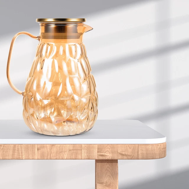 Brocca SHOWERORO Per Bevande - Contenitore In Plastica Con Coperchio -  Per Succo, Tè Freddo, Latte E Acqua - Ideale Per Feste E Picnic