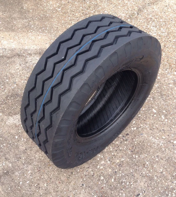 2 New 11L-16 Backhoe Tires With Rims/Wheels For Case 580 2WD – F3 12 Ply Rating - View #4