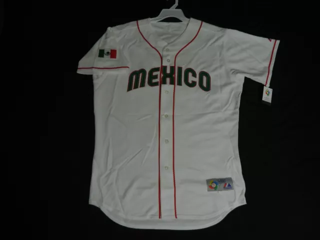 AUTHENTIC TEAM MEXICO 2006 WBC World Baseball Classic Jersey RARE! 52 ...