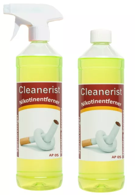 Cleanerist Nikotinentferner Nikotinreiniger Spezialreiniger 2x1 Liter