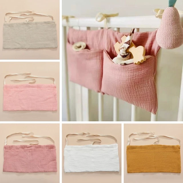 Pouch Bedding Diaper Bag Baby Crib Storage Bag Newborn Bed Headboard Organizer