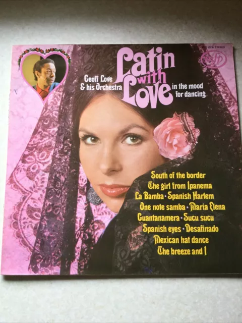 Geoff Love And His Orchestra. Latin With Love.  12” Vinyl Lp.  Mfp 50076