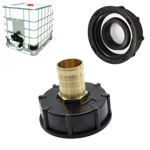 Robichet à Boisseau Sphérique 1/2" Pour Réservoir IBC - Kit Complet Avec Filtre, Scie Cloche Et Raccords