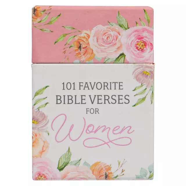 101 Favorite Bible Verses for Women, Inspirational Scripture Cards to Keep or