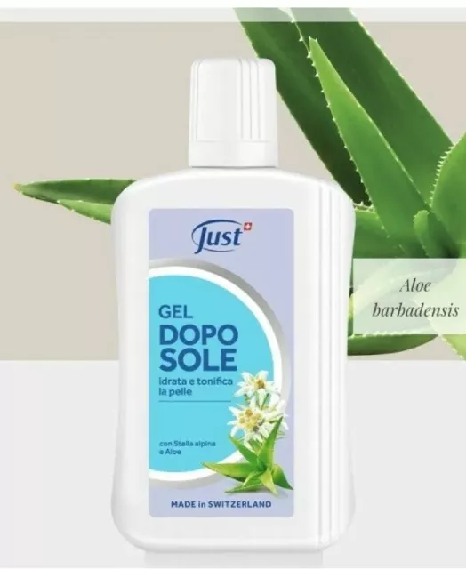 Gel  Dopo Sole JUST  Da 250 Ml. Nuovo. Rinfrescante , Idratante ,lenitivo