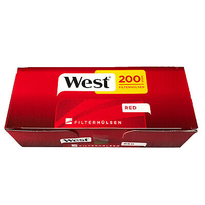 4x West Yellow Fairwind Volumentabak Jumbo Box 165g + 2000 West Hülsen 2