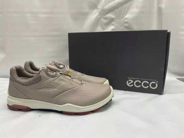 Womens ECCO Biom Hybrid 3 GTX Golf Shoes, grey rose/petal, NEW
