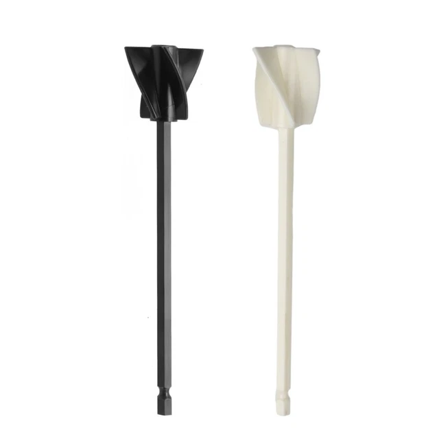Hex Shank Epoxy Mixer Attachment with Spiral Blades for Resin Mixing Paint