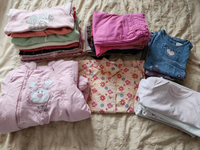 baby girls clothes 12-18 months bundle winter