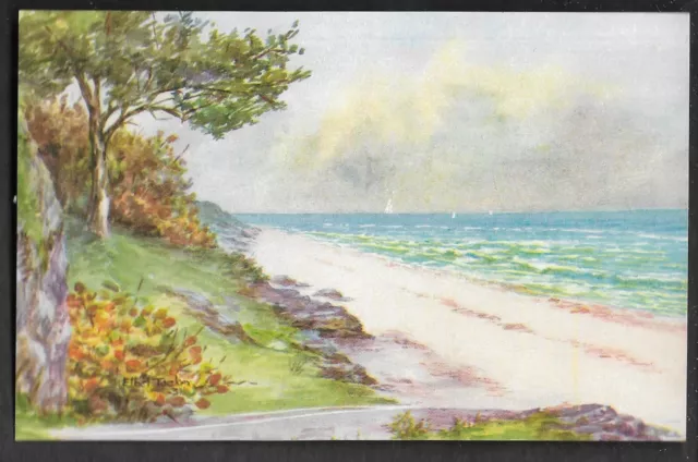 AK810:Postcard-Artist Signed Ethel Tucker,Coral Beach,East Bermuda