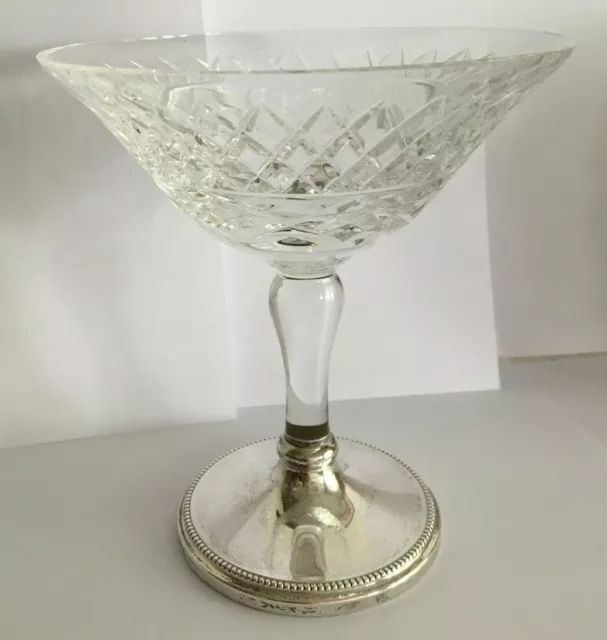 Elizabeth II Silver-Mounted Royal Brierley Glass Bowl