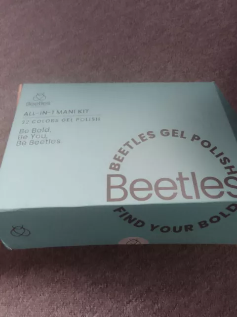 beetles gel nail polish set. Including UV lamp. Huge amount colours. Only used 1