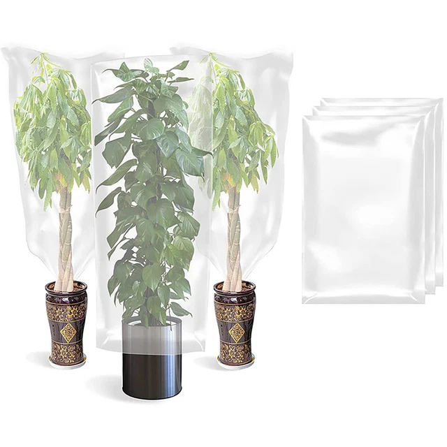 Pflanzendecke Schutzhülle Garten Transparent Wiederverwendbar Frostschutz
