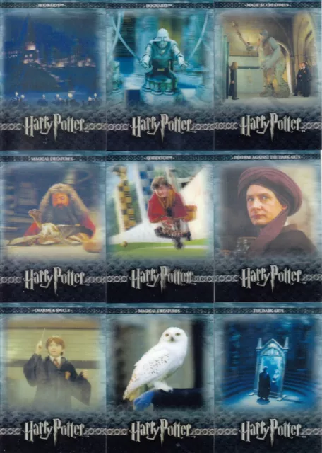 The World of Harry Potter 3D Series 2 2008 Complete Base Card Set of 72 Movie