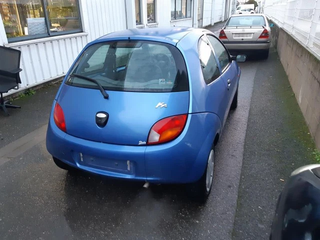 Pare-choc Arrière Occasion Pour Ford Ka 1 Phase 1 - Réf. 1117242, Gris Clair